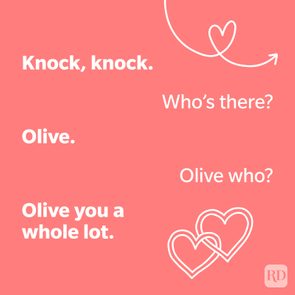 Text dialogue forms a pun: 