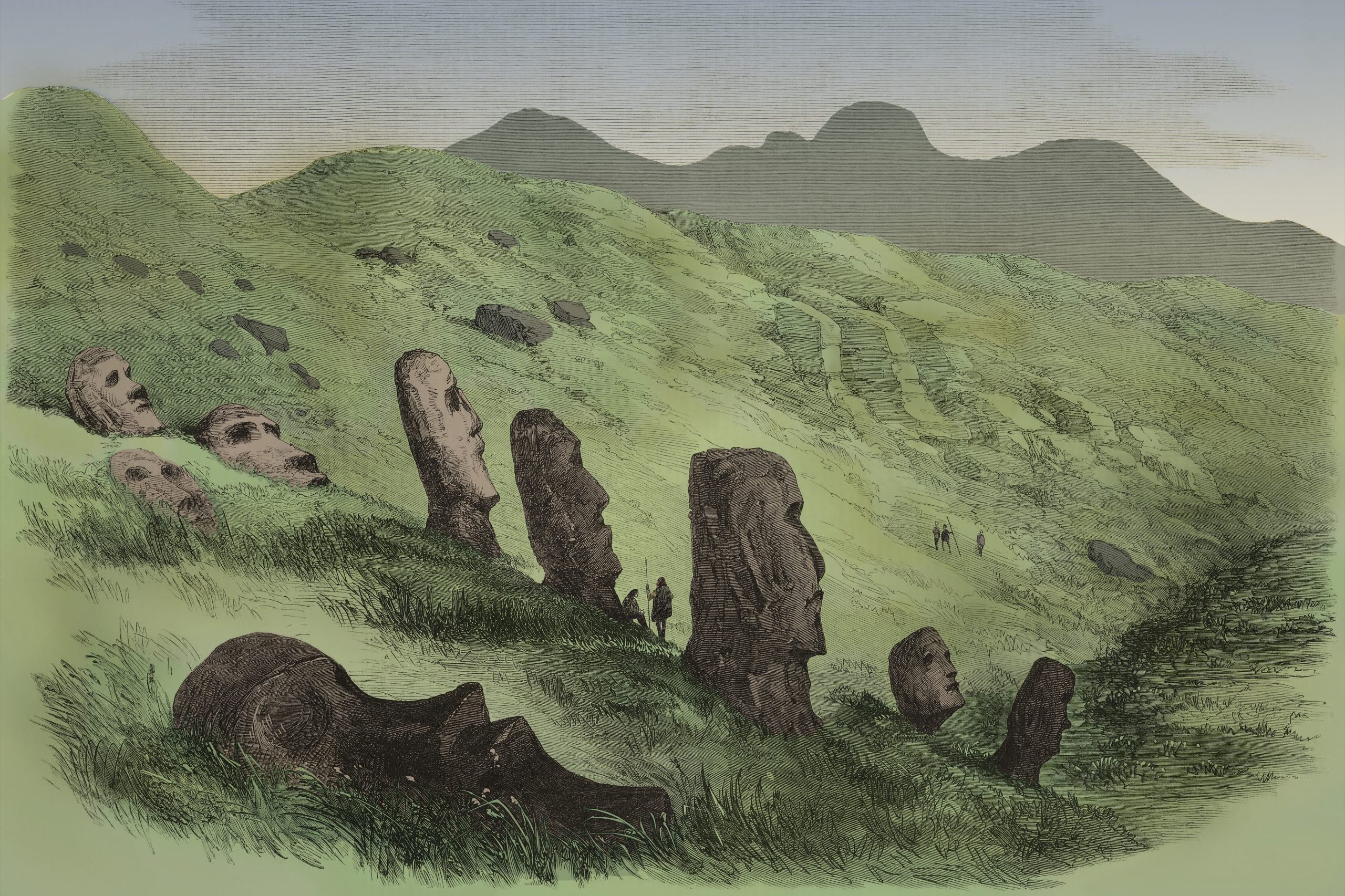 Moai, Rapa Nui National Park, Easter Island