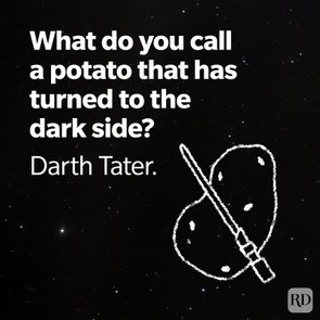 Text on a black starry background asks, 