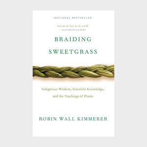 Book features a braid of sweetgrass, titled 