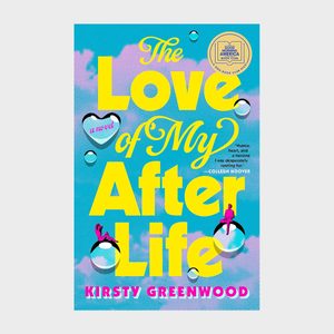 Book cover displays bold yellow and pink text, 