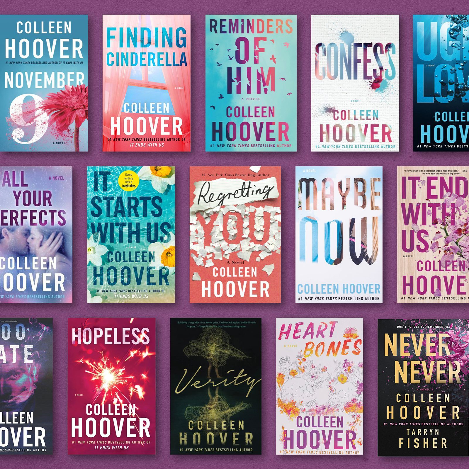 The Complete List Of Colleen Hoover Books, Ranked