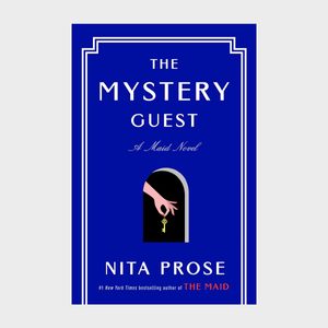 Book cover displays a hand holding a key, set against a dark blue background with white text: 