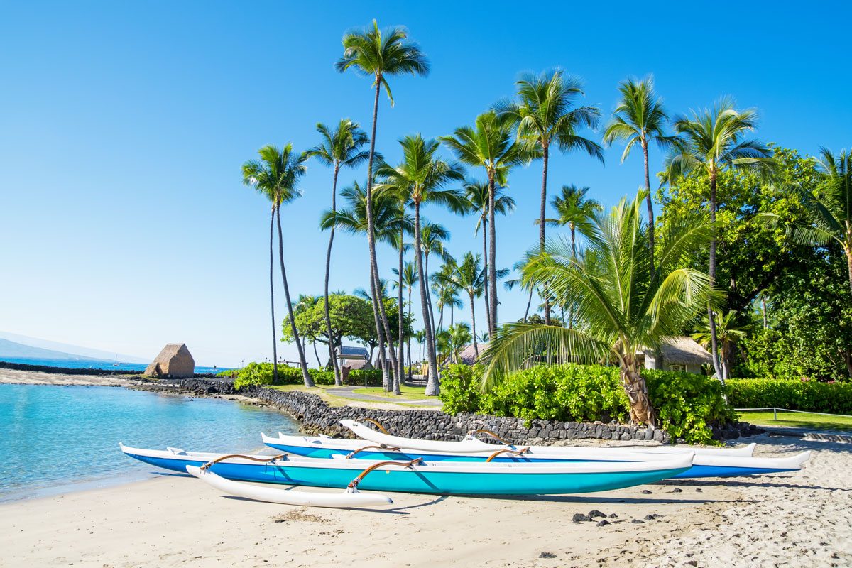 A view of Hawaii.