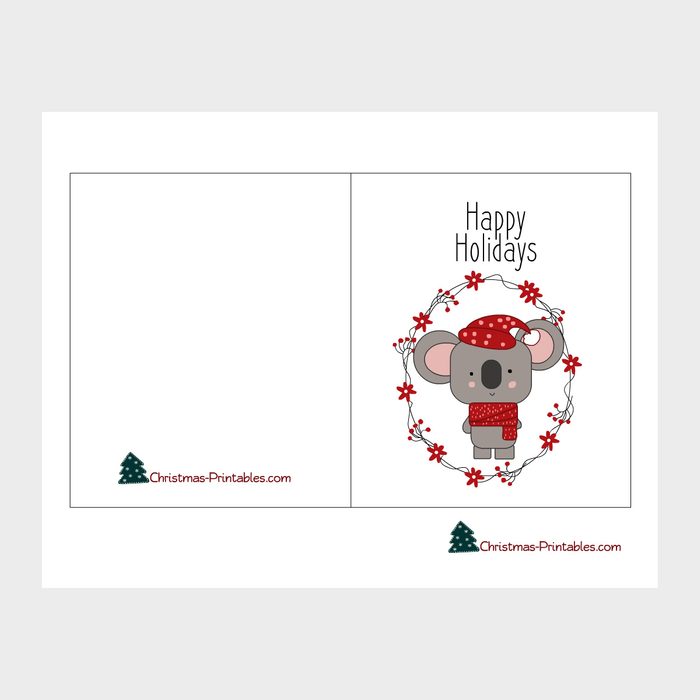 Happy Holidays Koala