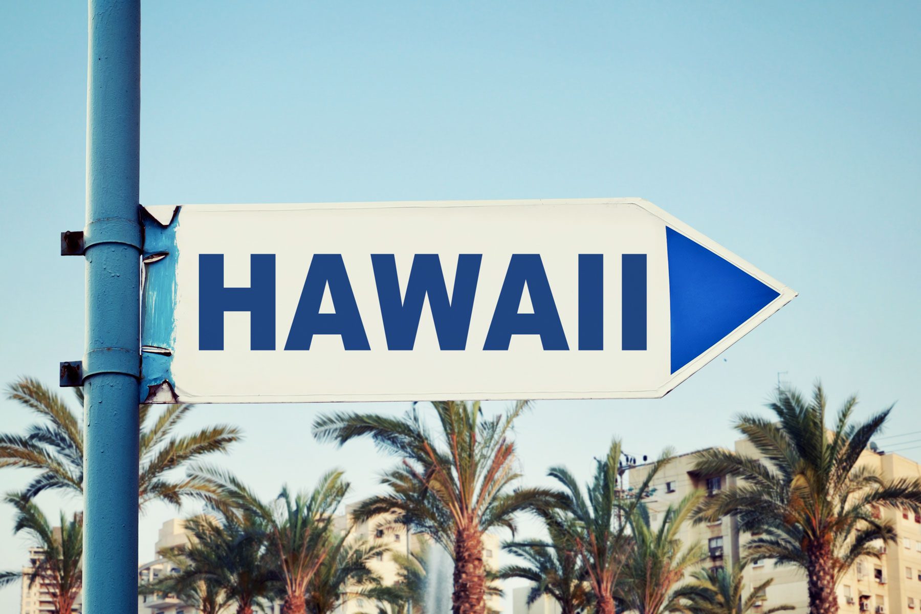 Hawaii road sign