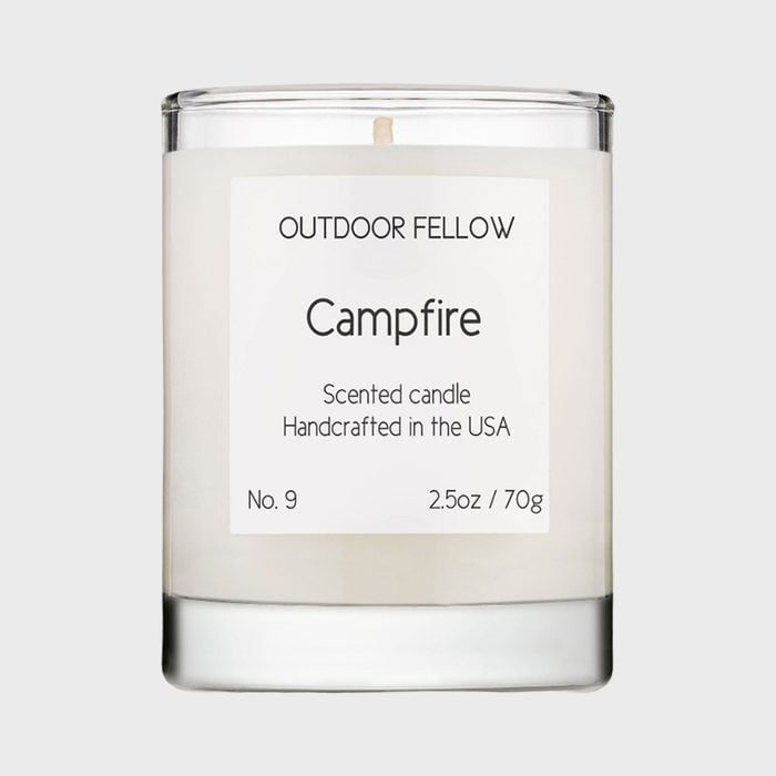 The candle labeled 