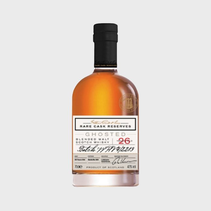 Whisky bottle labeled 
