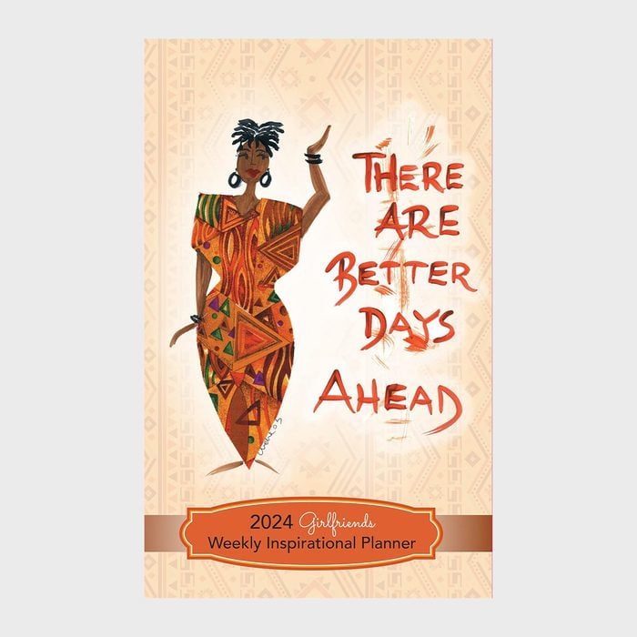 Woman in vibrant dress poses confidently, accompanied by the text 