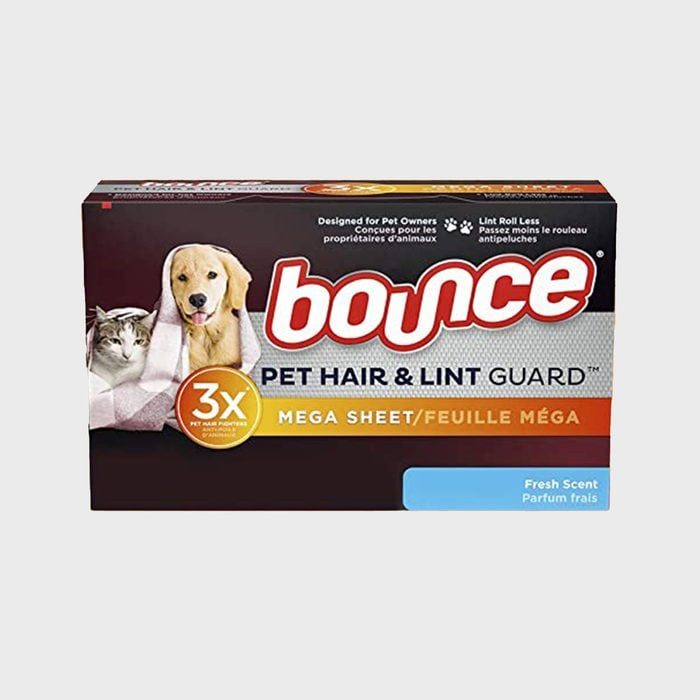 Bounce Pet Hair And Lint Guard Mega Dryer Sheets Via Amazon.com 