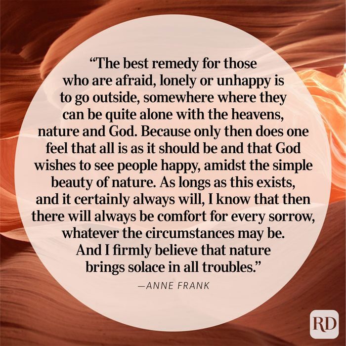 Nature quotes by Anne Frank