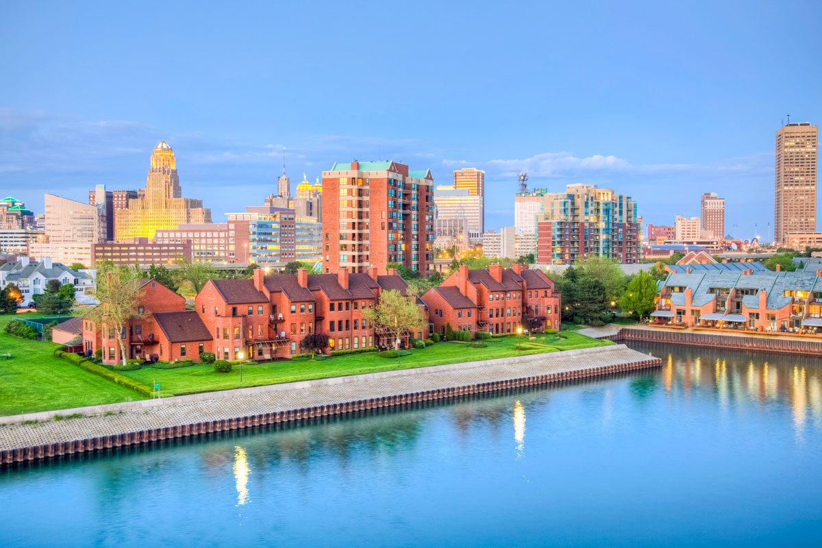Downtown Buffalo Skyline New York