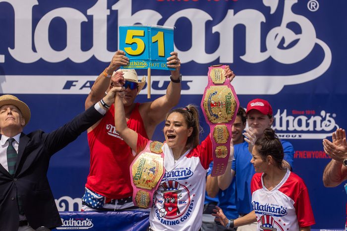 winner of an eating contest