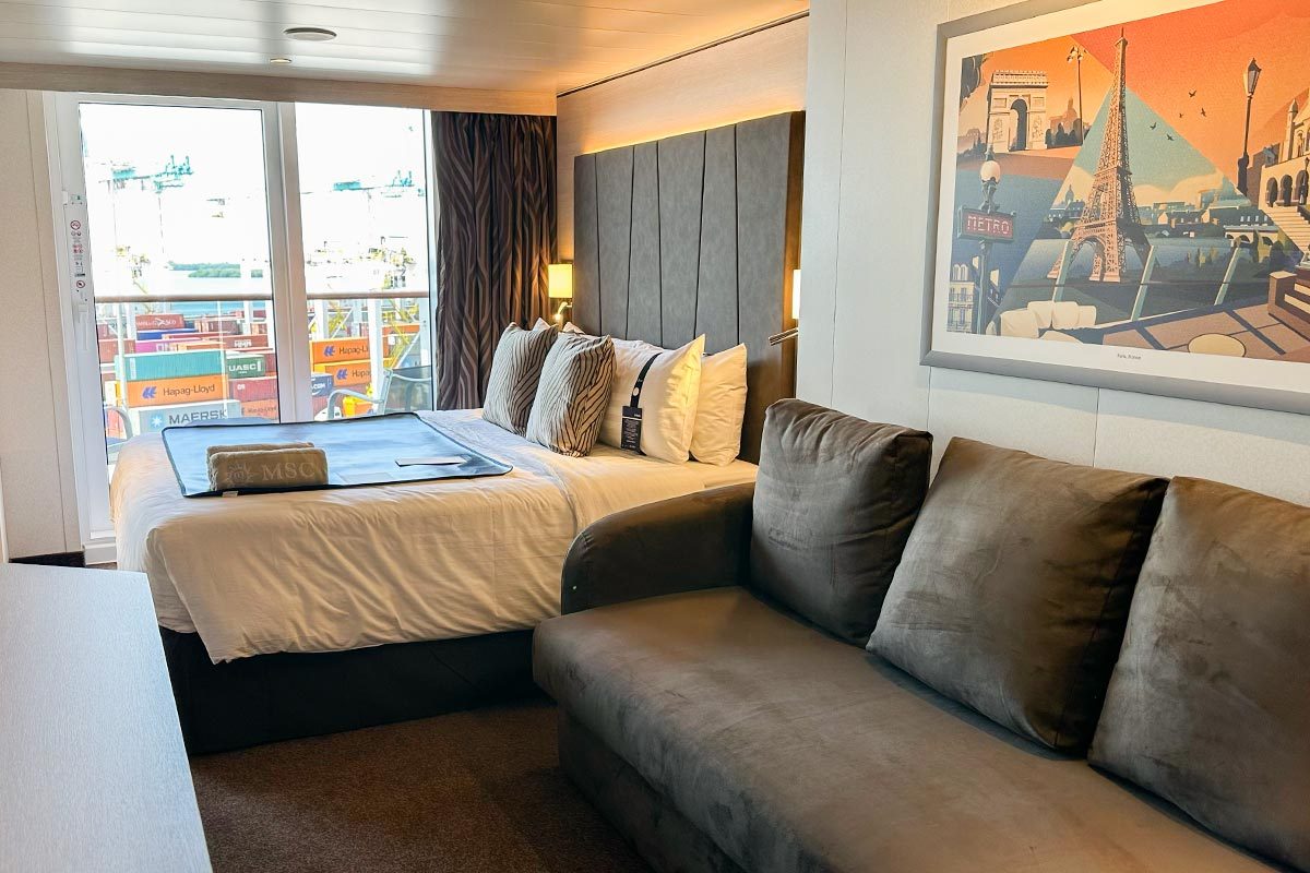 Cabin in a cruise ship
