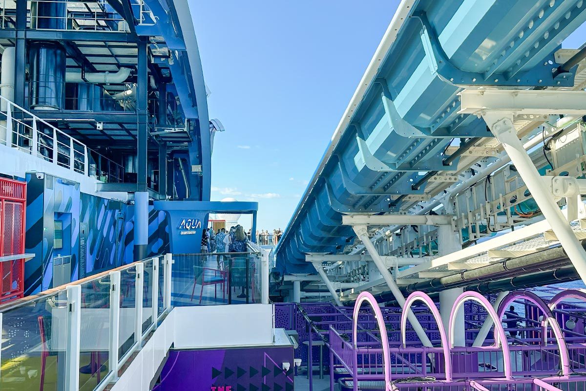 Aqua Slidecoaster Norwegian Cruise Line's Aqua cruise ship