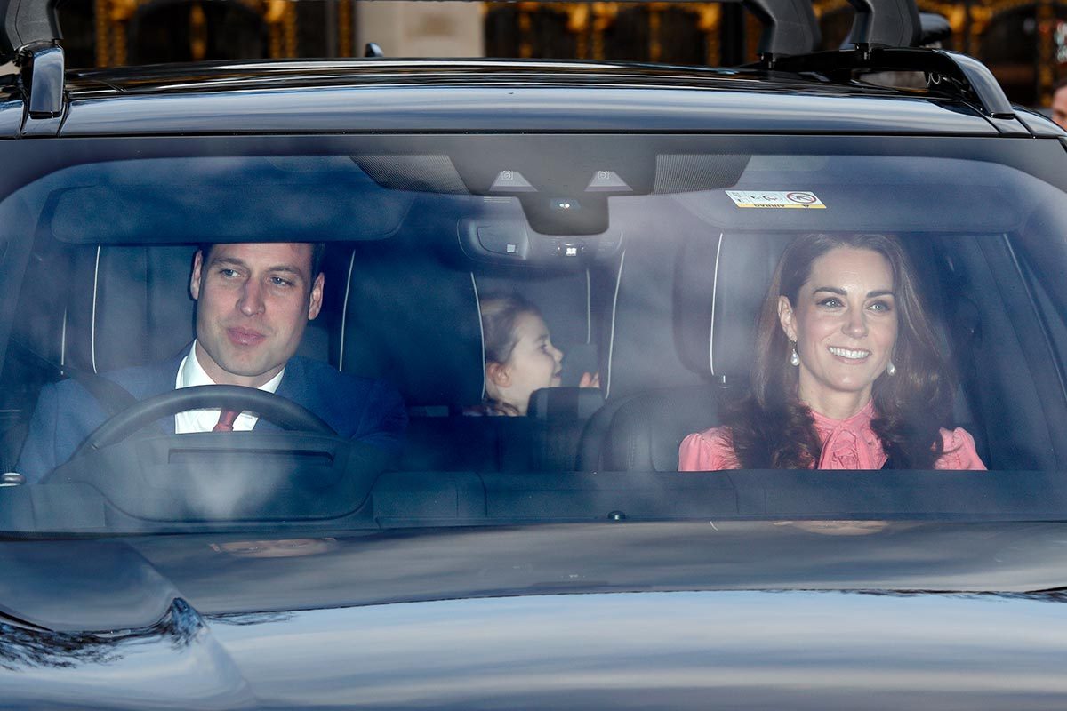 Prince William and Catherine attend a Christmas lunch for members of the Royal Family 
