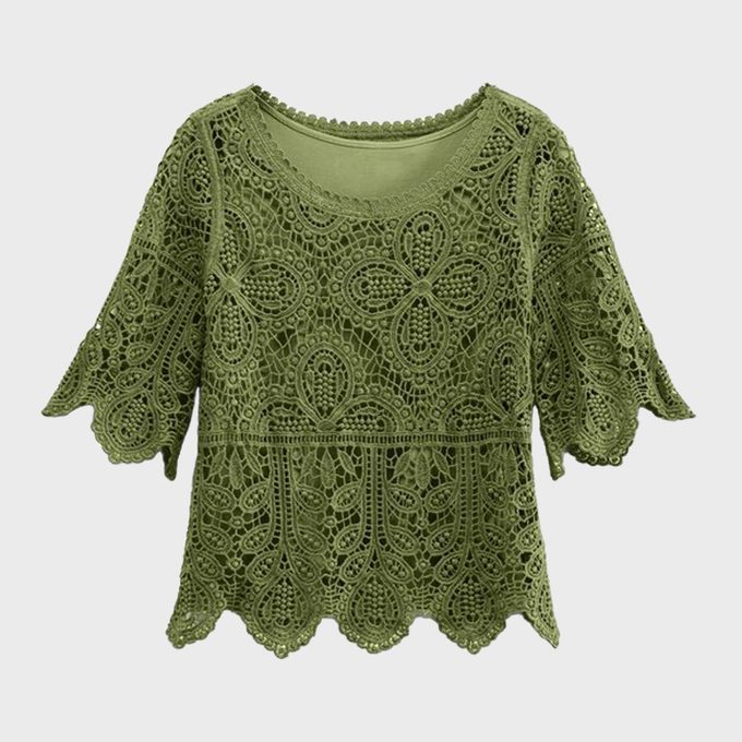 Lettie Lace Sweater And Tank