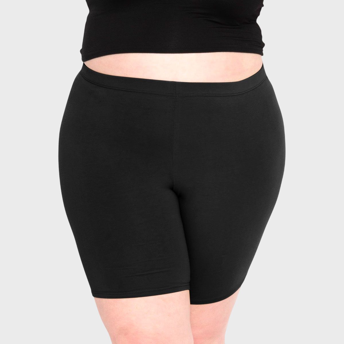 Stretch Is Comfort Cotton Plus Size Bike Shorts