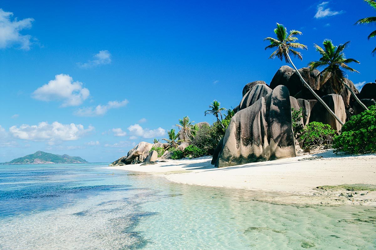 Seychelles, La Digue, Anse Source d'Argent beach